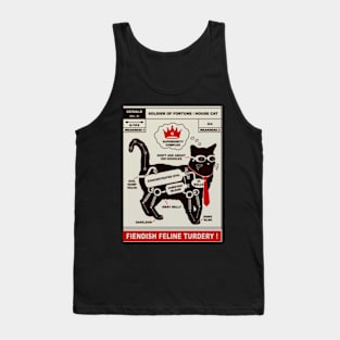 fiendish feline turdery Tank Top